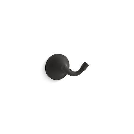 Kohler Tone Robe Hook Matte Black 27427-BL